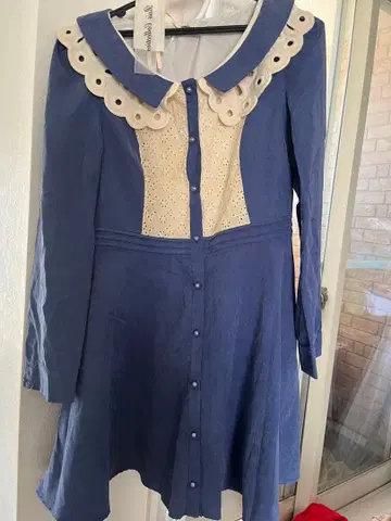 택 포함 새상품 원피스 레트로