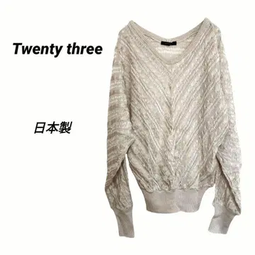 3057M 벤티 쓰리 긴팔 니트 상의 일본제 스웨터와 무지