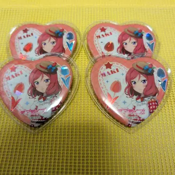 러브 라이브 GIGO 캔뱃지 4개 세트 니시키노 마키