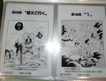 원피스 ONEPIECE 도비에 브로마이드 핫짱 케이미 2장 세트