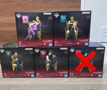 제일복권 죠죠의 기묘한 모험 피규어 ABEF상 세트