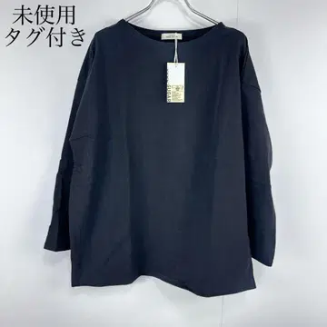 미사용 택 포함 큐브 슈가 M 보트넥 풀오버 롱 T