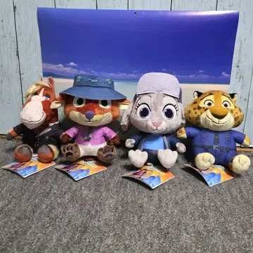 주토피아 2 봉제 인형 전종 세트