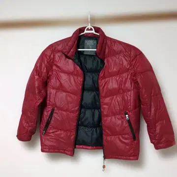 Navy produce 다운 자켓 빨간색