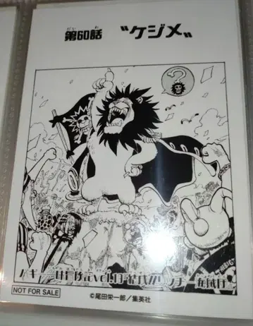 모지 리치 카바지 표지 브로마이드 원피스 ONEPIECE