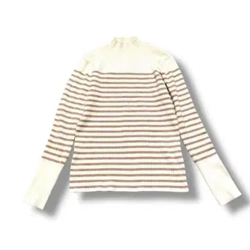 크로셰 소매 버튼 리브 니트(2) 복슬복슬 오피스 캐주얼 어른 내추럴