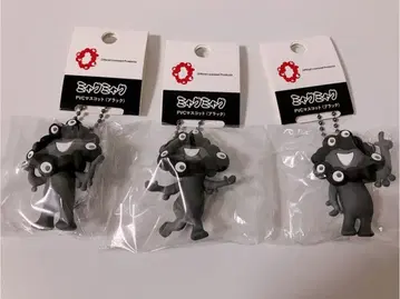 블랙 미야쿠미야쿠 PVC 마스코트 미야쿠미야쿠 ABC 3종 간사이 만박