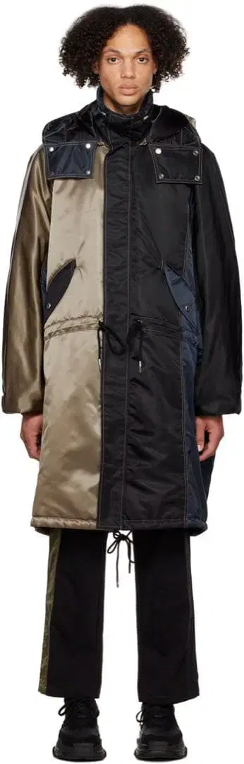 FENG CHEN WANG 멀티 컬러 패널 코트