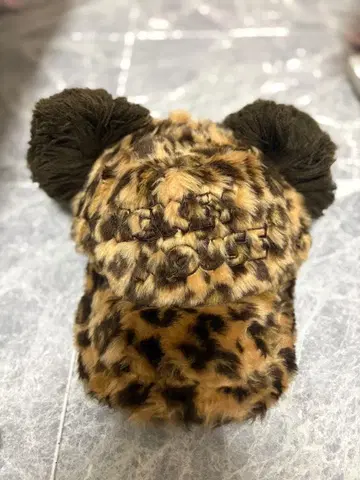 디즈니 팬 캡 레오파드 무늬