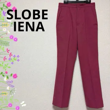 새상품급 슬로브 이에나 팬츠 센터 프레스 더스티 핑크 슬랙스 34