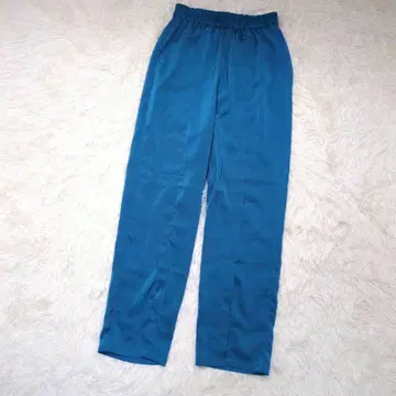 osmosis 새틴 이지 팬츠(F) 터콰이즈 블루 스트레이트