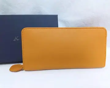 키타무라 가죽 장지갑 카멜