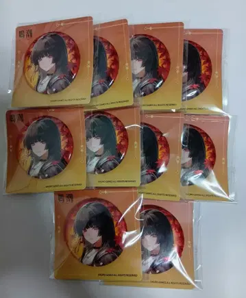 명조 교토 치사키 콜라보 단풍 기차 캔뱃지 스탬프 랠리 10개