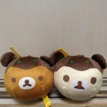 리락쿠마 볼체인 달린 타코야키 봉제 인형