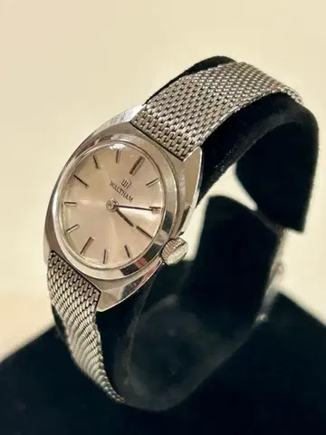 WALTHAM 월쌈 앤티크 여성용 수동 와인딩 손목시계 작동품