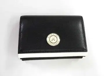 키타무라 가죽 삼단 접이식 미니 지갑