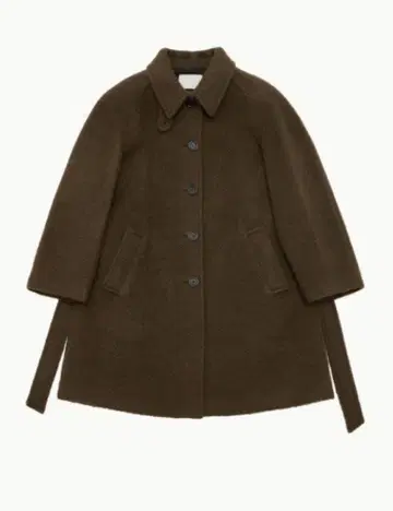 Amomento 울 코트 카멜