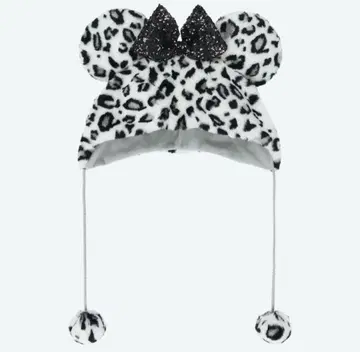 레오파드 무늬 신상 팬캡 화이트