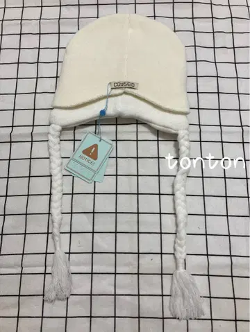 Coyseio 니트 모자 화이트