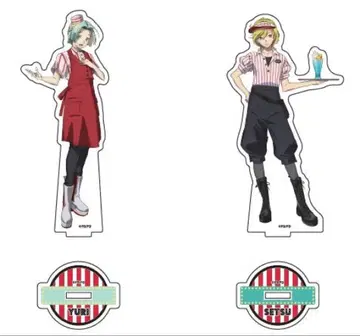 그노시아 라운드 원 콜라보 세츠 유리 아크릴 스탠드