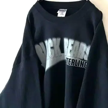 길단 블랙 베어 맨투맨 트레이닝복 XL 블랙 구제 의류