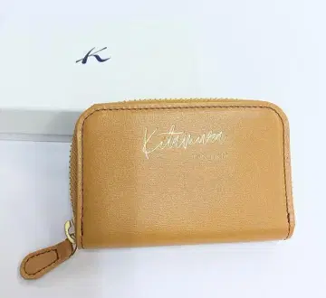 키타무라 가죽 동전 지갑 카멜