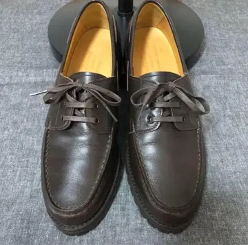 실내 시착만 한 히로시츠보우치 EDFICE 데크 로퍼 WH