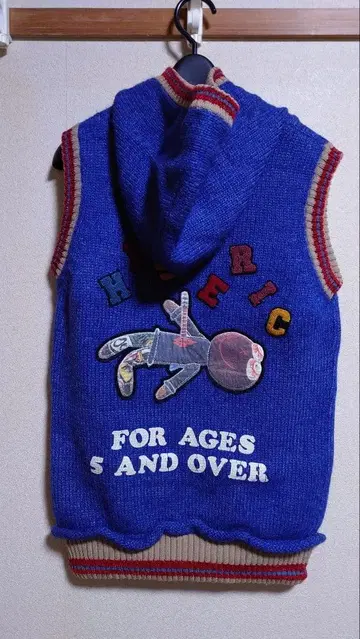 HYSTERIC GLAMOUR 90년대 후드 부착 베스트