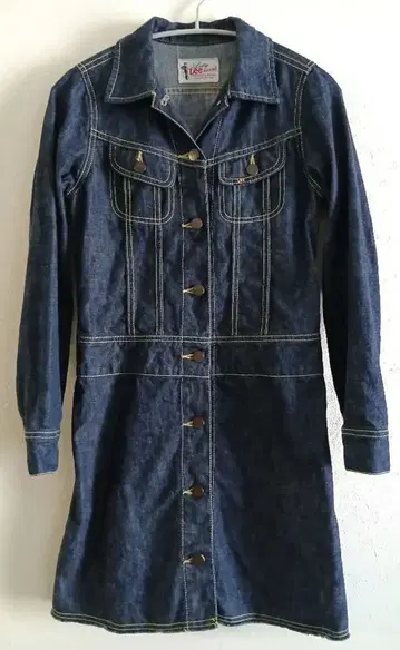 레이디 리 라이더스 인디고 데님 원피스 롱 데님 셔츠