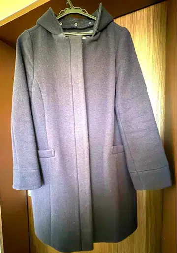 르쿨르블랑 더블 지퍼 노카라 코트