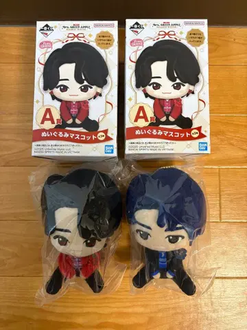 봉제 인형 마스코트 A 2체 세트