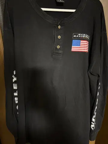 Harley-Davidson 긴팔 셔츠 블랙