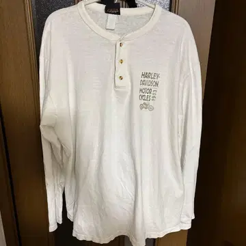 Harley-Davidson 긴팔 셔츠 화이트
