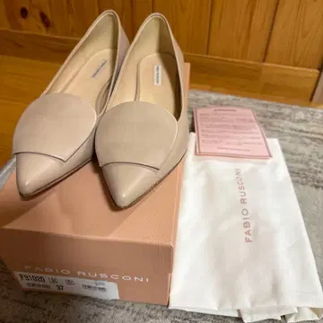 [ 새상품급 ] FABIO RUSCONI F91020 베이지 37 펌프스