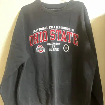 (구제 의류) 오하이오 주립대학 칼리지 맨투맨 트레이닝복 blue84