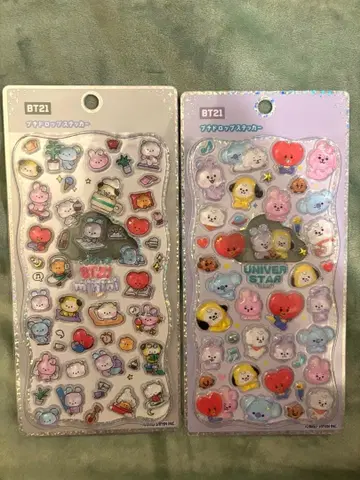 BTS 쁘띠 드롭 스티커 BTS 씰 봉봉 드롭 씰