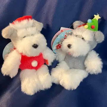 슈나와 밥의 크리스마스 LMC 사이즈 산타 트리 봉제 인형 마스코트