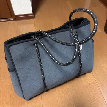 그레이 토트백 폴리에스테르제