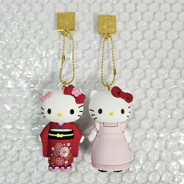 헬로키티전 시크릿 마스코트 참 A 기모노 에이프런