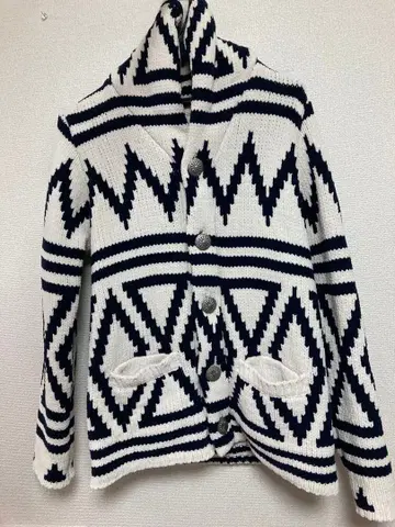 기하학 패턴 버튼 가디건 SIZE FREE