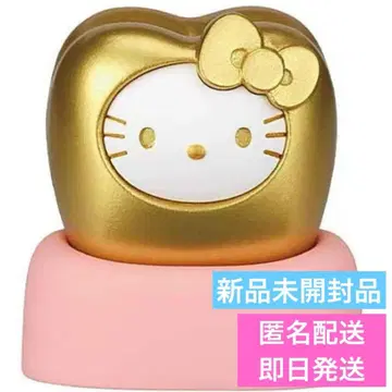 헬로키티 모두 함께 되자! 금니 골드 레어 미개봉 새상품