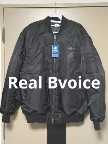 [ 새상품 ] Real Bvoice MA-1 사이즈 L 블랙