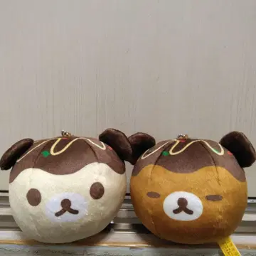 리락쿠마 볼체인 달린 타코야키 봉제 인형