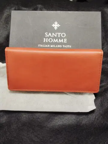 SANTO HOMME 오렌지 장지갑