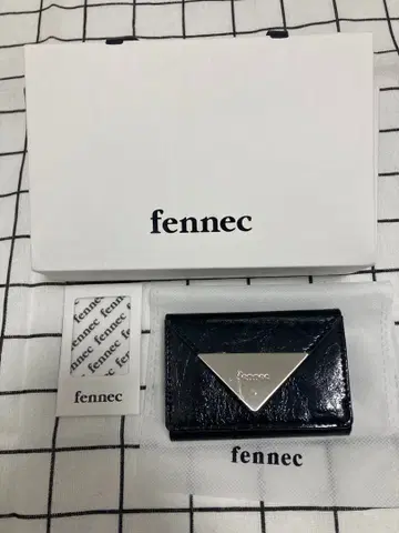 fennec 블랙 3단 폴더형 지갑