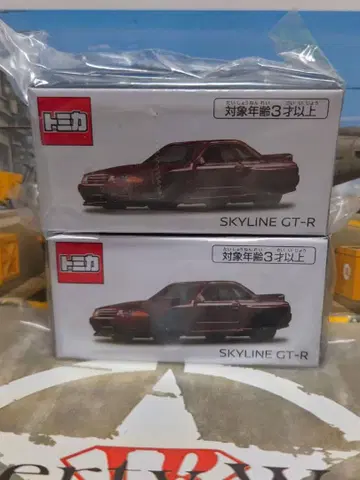 한정판 토미카 닛산 온라인 스카이라인 GT-R BNR32 레드펄 2대