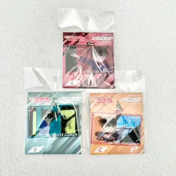 코난 파라파라 렌티큘러 키링 3종 세트