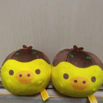 리락쿠마 볼체인 달린 타코야키 봉제 인형