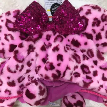 미니 표범 무늬 레오파드 무늬 팬캡 디즈니