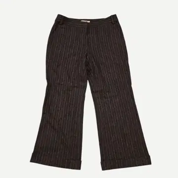 SWINSWING 스트라이프 울 팬츠 다크 브라운 ( L )